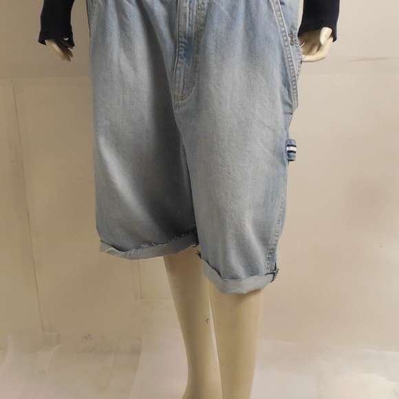NWT -Tommy Hilfiger Overall Denim Shorts - Picture 3 of 6